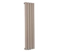 blumfeldt Radiateur Eau Chaude Design, Radiateur Vertical Eau Chaude pour Chauffage Maison, Faible Conso d'Energie, Silencieux, Chauffage Mural 380W pour Salle de Bains, Seche Serviette Eau Chaude