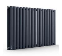 blumfeldt Radiateur Eau Chaude Design, Radiateur Vertical Eau Chaude pour Chauffage Maison, Faible Conso d'Energie, Silencieux, Chauffage Mural 1445W pour Salle de Bains, Seche Serviette Eau Chaude