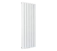 blumfeldt Radiateur Eau Chaude Design, Radiateur Vertical Eau Chaude pour Chauffage Maison, Faible Conso d'Energie, Silencieux, Chauffage Mural 485W pour Salle de Bains, Seche Serviette Eau Chaude