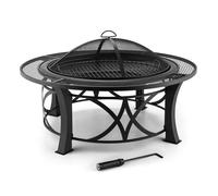 Braséro - Blumfeldt Ronda Brasero Ø 95cm - Barbecue et Protection étincelles - Noir