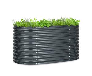 Blumfeldt Rondabox 160x80x80 cm Carré potager Antracite