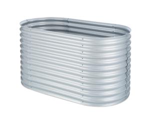 Blumfeldt Rondabox 160x80x80 cm Carré potager Argent
