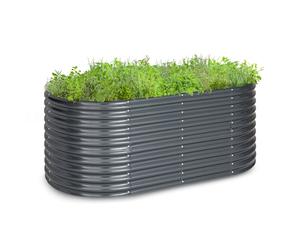 Blumfeldt Rondabox 200x100x80 cm Carré potager Anthracite