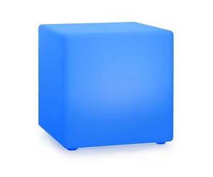 blumfeldt Shinecube XL - Cube Lumineux décoratif, 40 x 40 x 40 cm, intérieur et extérieur,éclairage LED 16 Couleurs intégré, 4 Modes,télécommande, sans Fil, étanche grâce à IP68, Multicolore