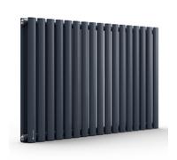 blumfeldt Radiateur Eau Chaude Design, Radiateur Vertical Eau Chaude pour Chauffage Maison, Faible Conso d'Energie, Silencieux, Chauffage Mural 1445W pour Salle de Bains, Seche Serviette Eau Chaude
