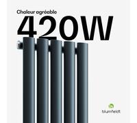 Blumfeldt Tallheo Radiateur 120 x 30 420 W