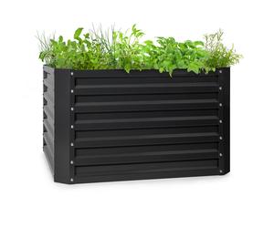 Blumfeldt Terrabox 100x100x60 cm Carré potager Anthracite