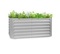 Blumfeldt Terrabox 120x60x60 cm Carré potager Argent