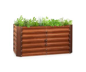 Blumfeldt Terrabox 120x60x60 cm Carré potager Effet rouille