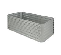Blumfeldt Terrabox 180x90x60 cm Carré potager Argent