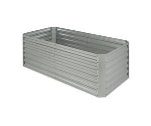 Blumfeldt Terrabox 180x90x60 cm Carré potager Argent