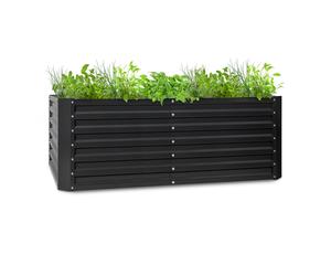 Blumfeldt Terrabox 200x100x60 cm Carré potager Anthracite