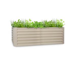 Blumfeldt Terrabox 200x100x60 cm Carré potager Crème