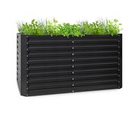Blumfeldt Terrabox 200x100x90 cm Carré potager Anthracite