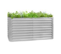 Blumfeldt Terrabox 200x100x90 cm Carré potager Argent