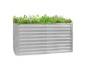 Blumfeldt Terrabox 200x100x90 cm Carré potager Argent