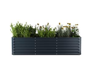 Blumfeldt Terrabox 240x100x60 cm Carré potager Anthracite