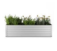 Blumfeldt Terrabox 240x100x60 cm Carré potager Argent