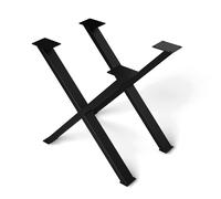 Blumfeldt UrbanFodge X Pieds de table | 80 x 12 x 80 cm