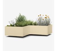 blumfeldt Versagrow potager surélevé avec huit éléments modulaires pour une forme et une hauteur de travail personnalisées en 1 mm