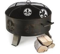 Blumfeldt Versailles Braséro jardin chauffage exterieur barbecue Ø 60 cm acier - G