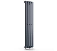 blumfeldt Radiateur Eau Chaude Design, Radiateur Vertical Eau Chaude pour Chauffage Maison, Faible Conso d'Energie, Silencieux, Chauffage Mural 733W pour Salle de Bains, Seche Serviette Eau Chaude