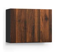 Blumfeldt WoodVista meuble haut | Soft-close | Poignées en aluminium