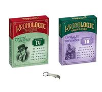 Blumie Shop Extensions Kronologic L'Invité Mystère (Paris 1920) et La Vallée des Offrandes (Cuzco 1450) - Jeu de Société de 1 à 4 Joueurs - Dès 10 Ans