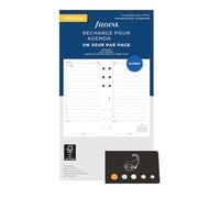 Blumie Shop Filo Recharge Civile 2026 Personal Français 1 Jour Par Page Compatible Avec Filofax + 1 Index Adhésif Blumie (Civil 1 Jour)
