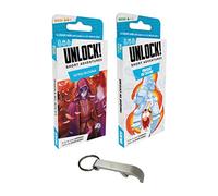 Blumie Shop Lot de 2 Short Adventures Unlock : Le Vol de l'Ange + Panique en Cuisine en Français + 1 Décapsuleur