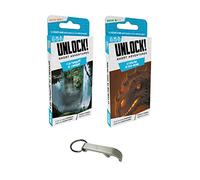 Blumie Shop Lot de Short Adventures Unlock A la Poursuite De Cabrakan + Le Donjon De Doo-Arann en Français + 1 Décapsuleur