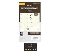 Blumie Shop Recharge Civile 2026 Horizontale Français 1 Semaine Sur 2 Pages Compatible Avec Filofax +1 Index Adhésif Blumie (Personnal, Crème) 68435