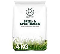 Blumixx 4 kg de graines de gazon Sport & Spiel à germination rapide 160 m², robuste, vert riche, idéal pour les nouvelles semis et les semis, semences de gazon printanières (4 kg)