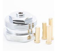 BLUMKRAFT Adaptateur métal pour radiateurs Herz, SAR/COMAP, Pont A MOUSSON, MYJAVA M28 x1.5 vers M30 x 1.5 pour Thermostat/tête thermostatique M30x1.5 mâle. Edition 2027.