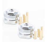 BLUMKRAFT Adaptateur métal pour radiateurs Herz, SAR/COMAP, Pont A MOUSSON, MYJAVA M28 x1.5 vers M30 x 1.5 pour Thermostat/tête thermostatique M30x1.5 mâle. Adaptateur Nouvelle édition 2027