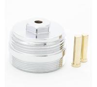 BLUMKRAFT Adaptateur métal pour radiateurs ITT DGC et RM-TECHNIK M30 x1.0 à Filetage Interne Prototype vers M30 x 1.5 pour Thermostat/tête thermostatique M30x1.5 mâle