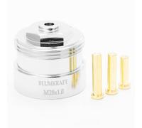 BLUMKRAFT Adaptateur métal pour Radiateurs M28 x1.0 - M30x1.5 Compatible avec Vama et Kosmia. Vanne thermostatiques M28-M30 M28F-M30M