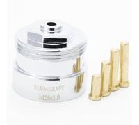 BLUMKRAFT Adaptateur métal pour Radiateurs M28 x1.0 - M30x1.5 Compatible avec Vama, Orkli. Vanne thermostatiques M28-M30 M28F-M30M