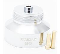 BLUMKRAFT Adaptateur métal pour radiateurs OVENTROP et PRUSS M40 x1.5 (Prototype) vers M30 x 1.5 pour Thermostat/tête thermostatique M30x1.5 mâle