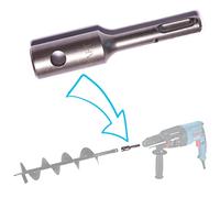 BLUMKRAFT Adaptateur Tarière pour marteau perforateur perceuse SDS PLUS (SDS+) pour trous piquets, pieux, cloture