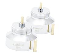 BLUMKRAFT Lot DE 2 Adaptateurs métal pour radiateurs BRAUKMANN OVENTROP et PRUSS M40 x1.5 (Prototype) vers M30 x 1.5 pour Thermostat/tête thermostatique M30x1.5 mâle. Nouveau modèle Juin 2025