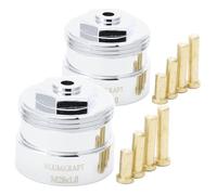 BLUMKRAFT Lot DE 2 Adaptateurs métal pour Radiateurs M28 x1.0 - M30x1.5 Compatible avec Vama, Orkli. Vanne thermostatiques M28-M30 M28F-M30M