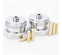 BLUMKRAFT Lot DE 2 Adaptateurs métal pour radiateurs Sam, MMA et Remagg M28 x1.5 vers M30 x 1.5 pour Thermostat/tête thermostatique M30x1.5 mâle (M28 Long)