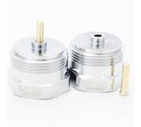 BLUMKRAFT Lot DE 2 Adaptateurs métal pour radiateurs TA M28 x1.5 vers M30 x 1.5 pour Thermostat/tête thermostatique M30x1.5 mâle (M28 LONGWIDE)