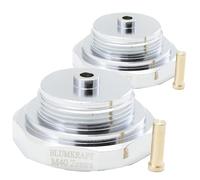 BLUMKRAFT Lot de 2 Adaptateurs Radiateur Compatible avec M40 x1.0 ZENTRA (Prototype) vers M30 x 1.5 pour Thermostat/tête thermostatique M30x1.5 mâle