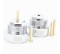 BLUMKRAFT Lot DE 2 Adaptateurs radiateur M34 x1.5 Femelle Type POLYTRONIC (Prototype) vers tête thermostatique M30x1.5 mâle