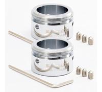 BLUMKRAFT Lot DE 2 Adaptateurs Radiateurs Compatible avec Danfoss RA (20-23mm) et Far 23mm vers M30 x 1.5 pour Thermostat/tête thermostatique M30x1.5 mâle