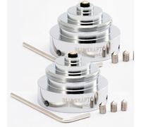 BLUMKRAFT Lot DE 2 Adaptateurs Radiateurs Compatibles avec Danfoss RAV 34mm vers M30 x 1.5 pour Thermostat/tête thermostatique M30x1.5 mâle
