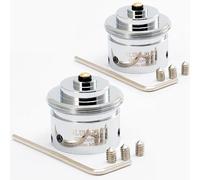 BLUMKRAFT Lot DE 2 Adaptateurs Radiateurs Giacomini 22.6mm 2 encoches vers M30 x 1.5 pour Thermostat/tête thermostatique M30x1.5 mâle