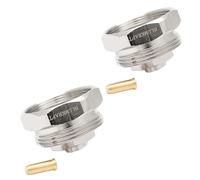 BLUMKRAFT Lot de 2X Adaptateurs Radiateurs M30x1.0 Filetage Fin vers M30x1.5 Thermostat/tête thermostatique (M30 1.0-1.5)